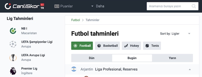 Canlıskor - canliskor.biz.tr